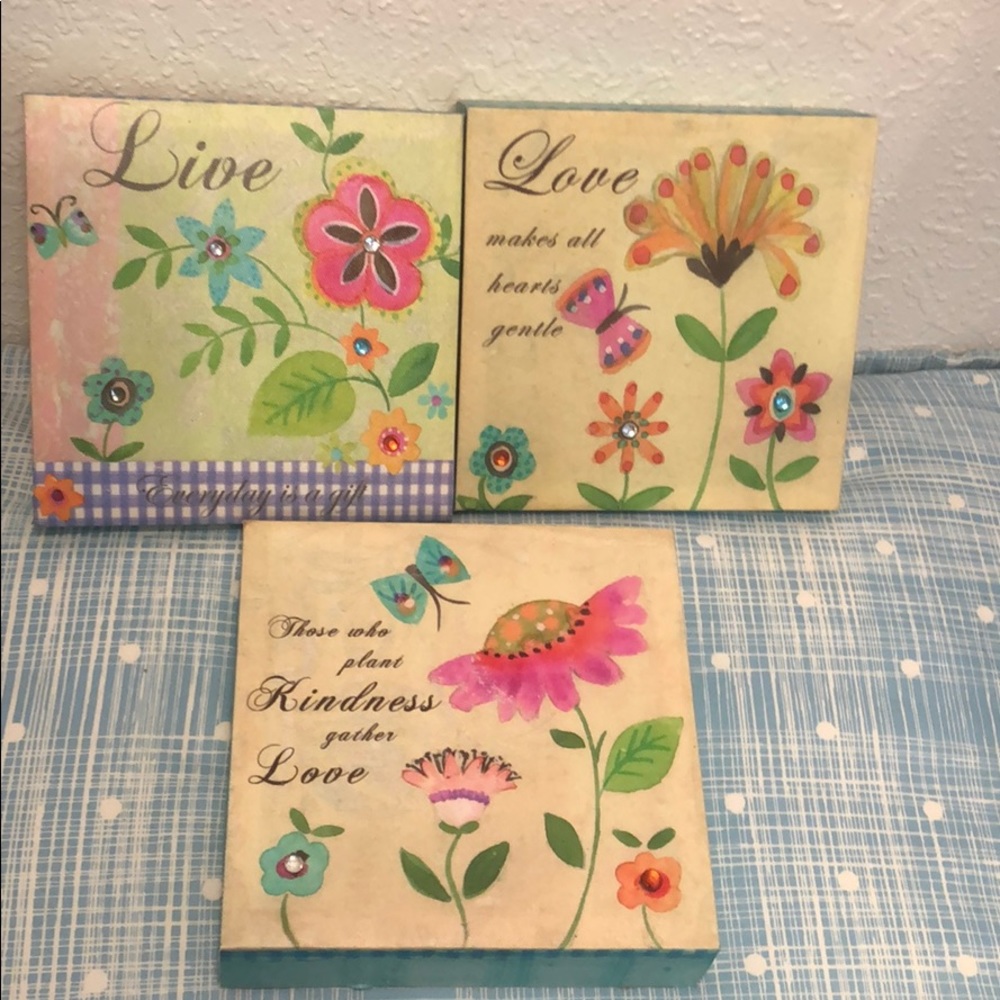 Wall art trio